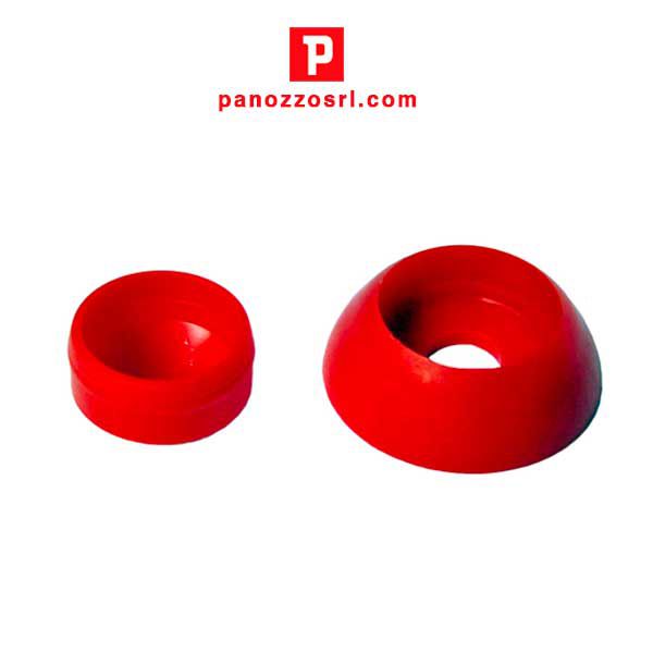 Fydun 20 Coprimozzo Per Dadi Ruota Auto, 17 Mm, In Nylon PA66, Colori Assortiti (rosso), Antifurto E Antipolvere